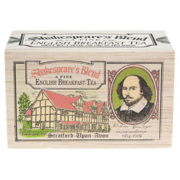 SHAKESPEARE BLACK TEA - 25 TBG WOOD BOX - Camden CoffeeTech